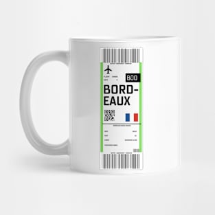 Boarding pass for Toulouse Mug